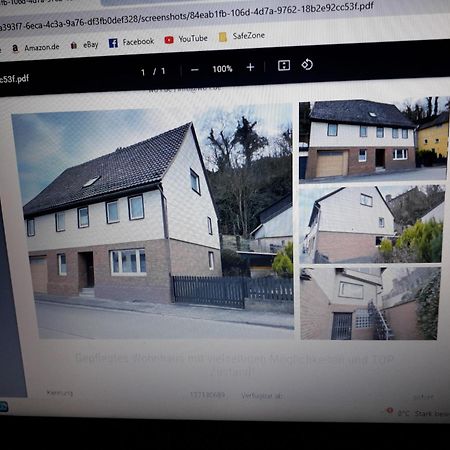 Geraeumiges Ferienhaus Beverungen Bagian luar foto